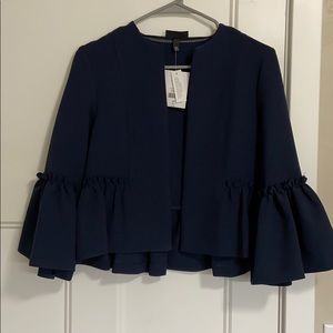 Top Shop Jacket with Detail Sleeve and Peplum
